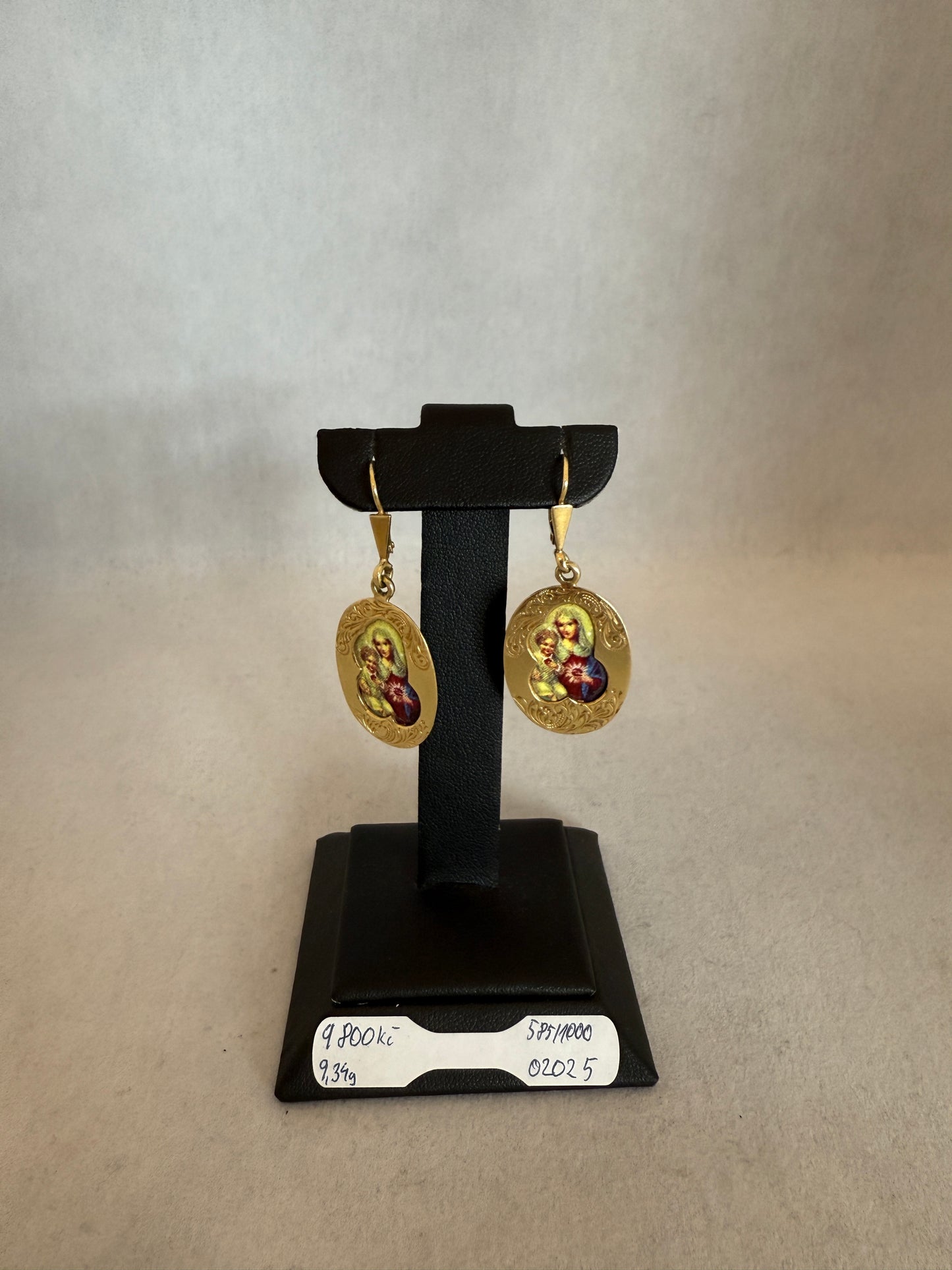 14K Zlaté náušnice 9,34g