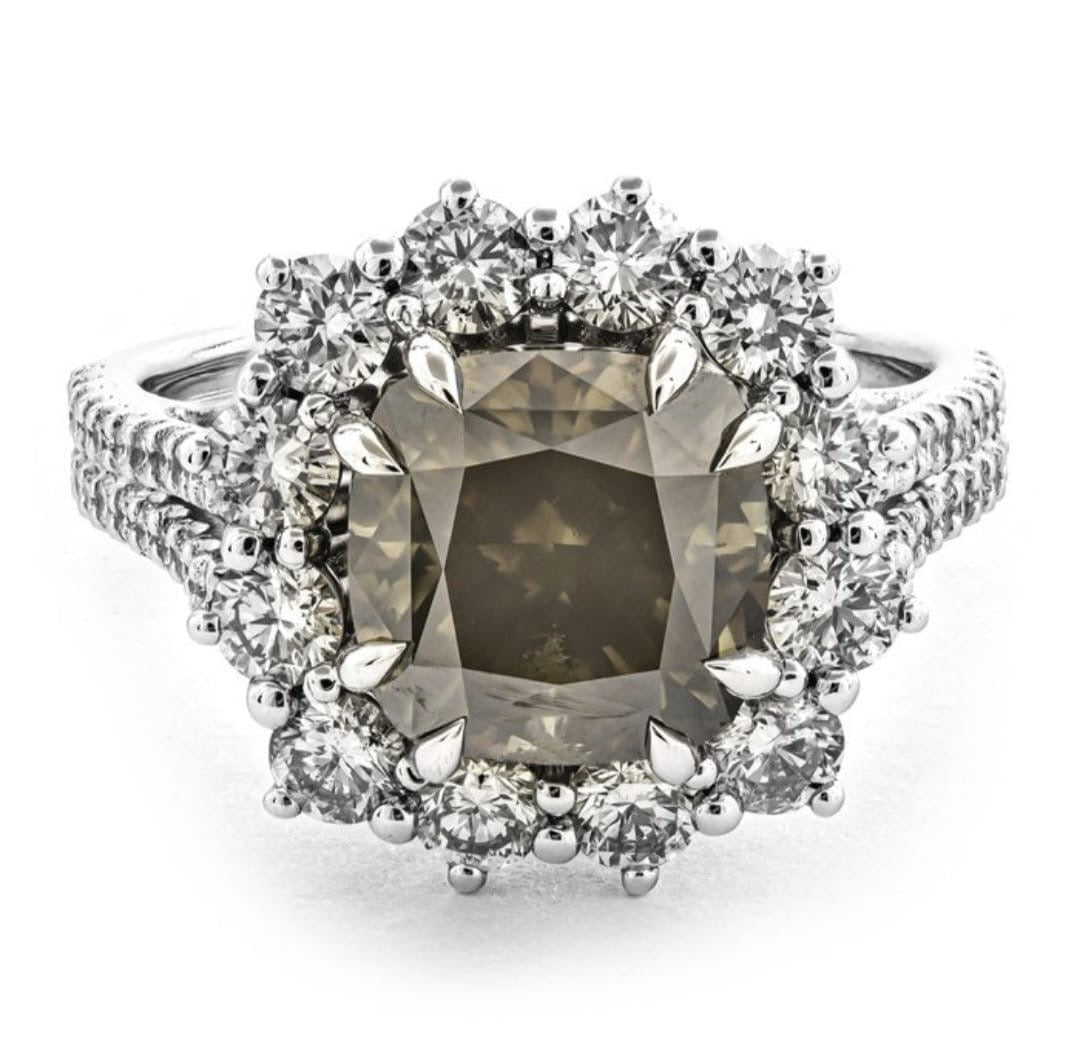 14K DIAMOND RING 6.62ct 5.37g