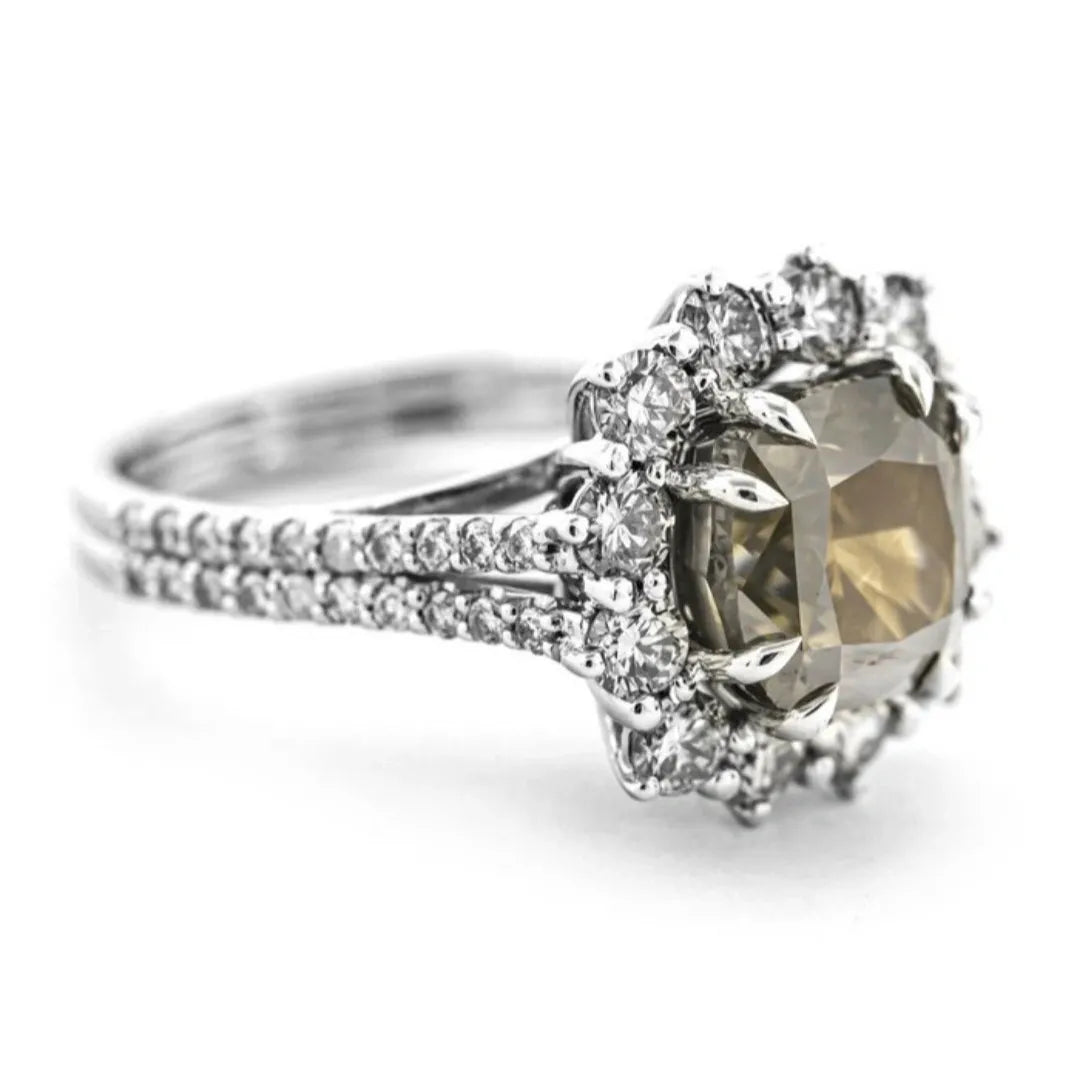 14K DIAMOND RING 6.62ct 5.37g